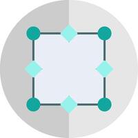 knooppunten vlak schaal icoon ontwerp vector