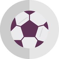 Amerikaans voetbal vlak schaal icoon ontwerp vector