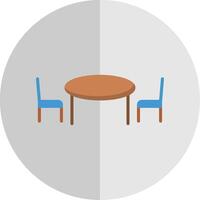 keuken tafel vlak schaal icoon ontwerp vector