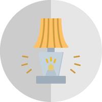 lamp vlak schaal icoon ontwerp vector