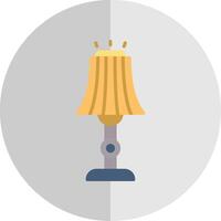 verdieping lamp vlak schaal icoon ontwerp vector