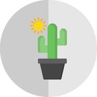 cactus vlak schaal icoon ontwerp vector
