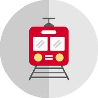 trein vlak schaal icoon ontwerp vector