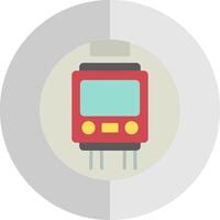 metro vlak schaal icoon ontwerp vector