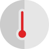 thermometer vlak schaal icoon ontwerp vector