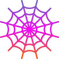 spin web lijn helling icoon ontwerp vector