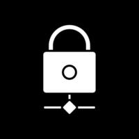 meersleutel veiligheid glyph omgekeerd icoon ontwerp vector