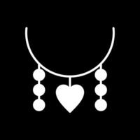 ketting glyph omgekeerd icoon ontwerp vector