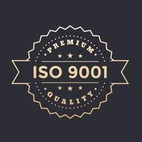 iso 9001 vector-badge vector