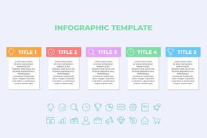 zakelijke infographics presentatiedia's sjabloon vector