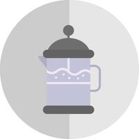 koffie filter vlak schaal icoon ontwerp vector