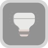 licht lamp vlak ronde hoek icoon ontwerp vector