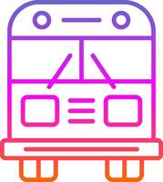 school- bus lijn helling icoon ontwerp vector
