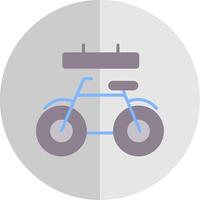 fiets vlak schaal icoon ontwerp vector