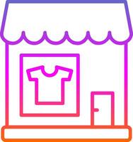 kleding winkel lijn helling icoon ontwerp vector