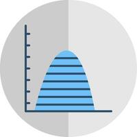 niveaus vlak schaal icoon ontwerp vector