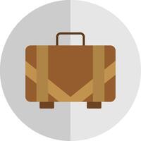 koffer vlak schaal icoon ontwerp vector