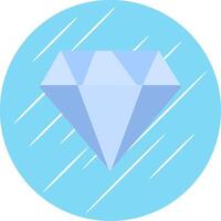 diamant vlak cirkel icoon ontwerp vector