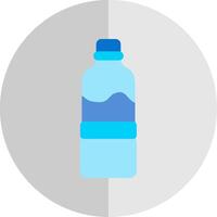 water fles vlak schaal icoon ontwerp vector