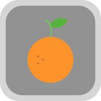 oranje vlak ronde hoek icoon ontwerp vector