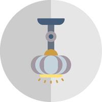 lamp vlak schaal icoon ontwerp vector