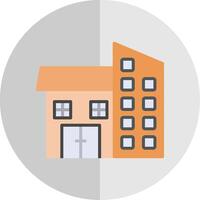 huis vlak schaal icoon ontwerp vector