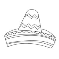 sombrero - Mexicaanse hoed vector