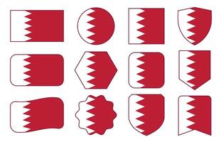 vlag van qatar in modern abstract vormen, zwaaien, insigne, ontwerp sjabloon vector