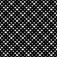abstract naadloos zwart en wit Ovaal patroon achtergrond vector