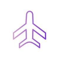 Vector vliegtuig pictogram