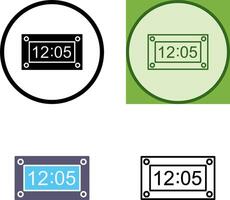 uniek timer icoon ontwerp vector