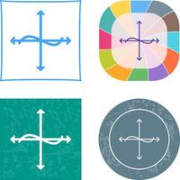 uniek diagram icoon ontwerp vector