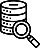 opslagruimte gegevens icoon symbool beeld vector