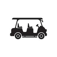 golf auto logo icoon ontwerp illustratie sjabloon vector