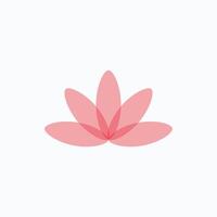 schoonheid lotus bloemen logo sjabloon icoon vector