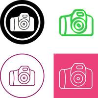 ontwerp camerapictogram vector