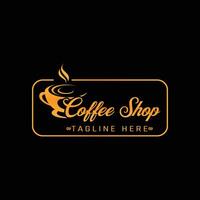 coffeeshop logo vector