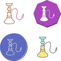 uniek hookah icoon ontwerp vector