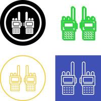 walkie talkie icoon ontwerp vector