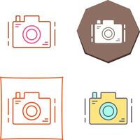 ontwerp camerapictogram vector