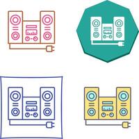 stereo icoon ontwerp vector