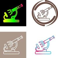 microscoop pictogram ontwerp vector