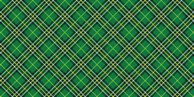 groen zwart geel wit houthakker plaid naadloos patroon vector