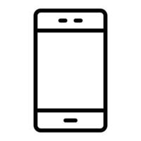mobiel lijn icoon ontwerp vector