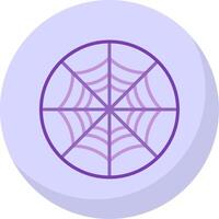 spin web vlak bubbel icoon vector