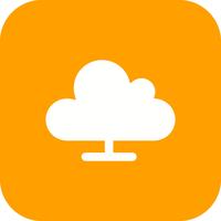 cloud computing vector pictogram