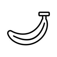 Vector bananen pictogram