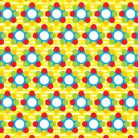 polka dot kleurrijke patroon achtergrond vector bewerkbaar