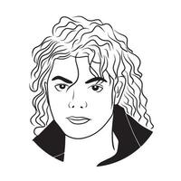 michael jackson vector illustratie kunst