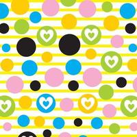 polka dot kleurrijke patroon achtergrond vector bewerkbaar